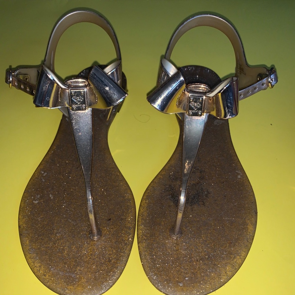 BCBG jelly sandals